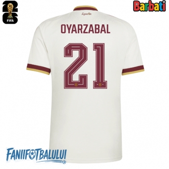 Spania Mikel Oyarzabal #21 Tricou Fotbal Replică Mondial 2026 Barbati Deplasare